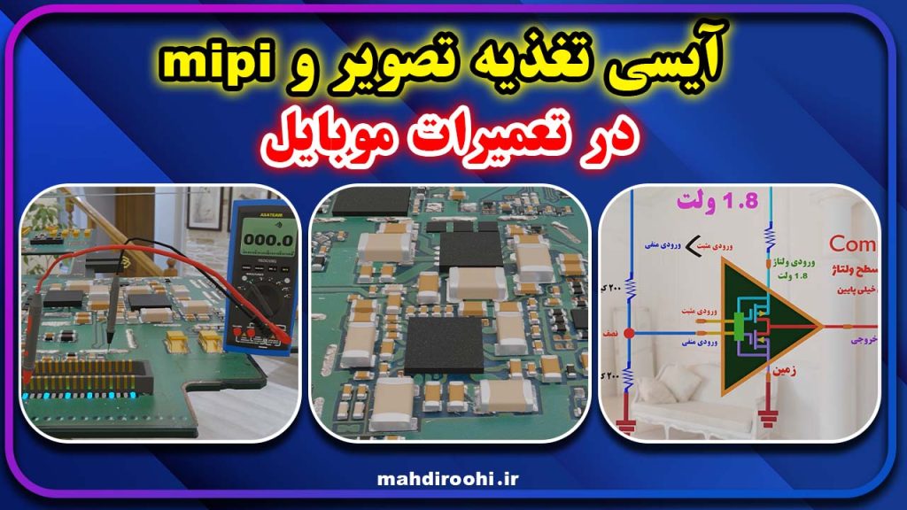 نحوه کار ایسی تغذیه تصویر و mipi و فیلتر emi و ولتاژ بوست و سلف Lx