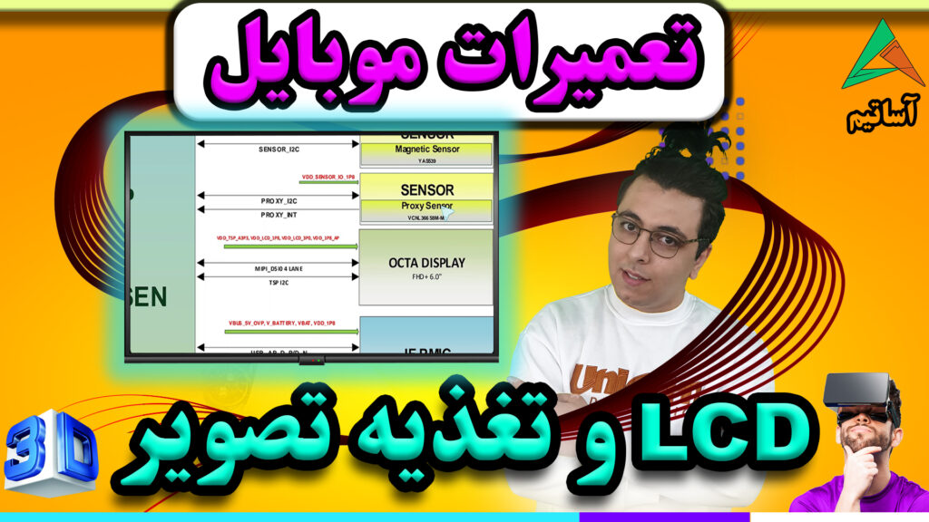 ?عنوان: کارکرد نمایشگر و تغذیه تصویر در تعمیرات موبایل