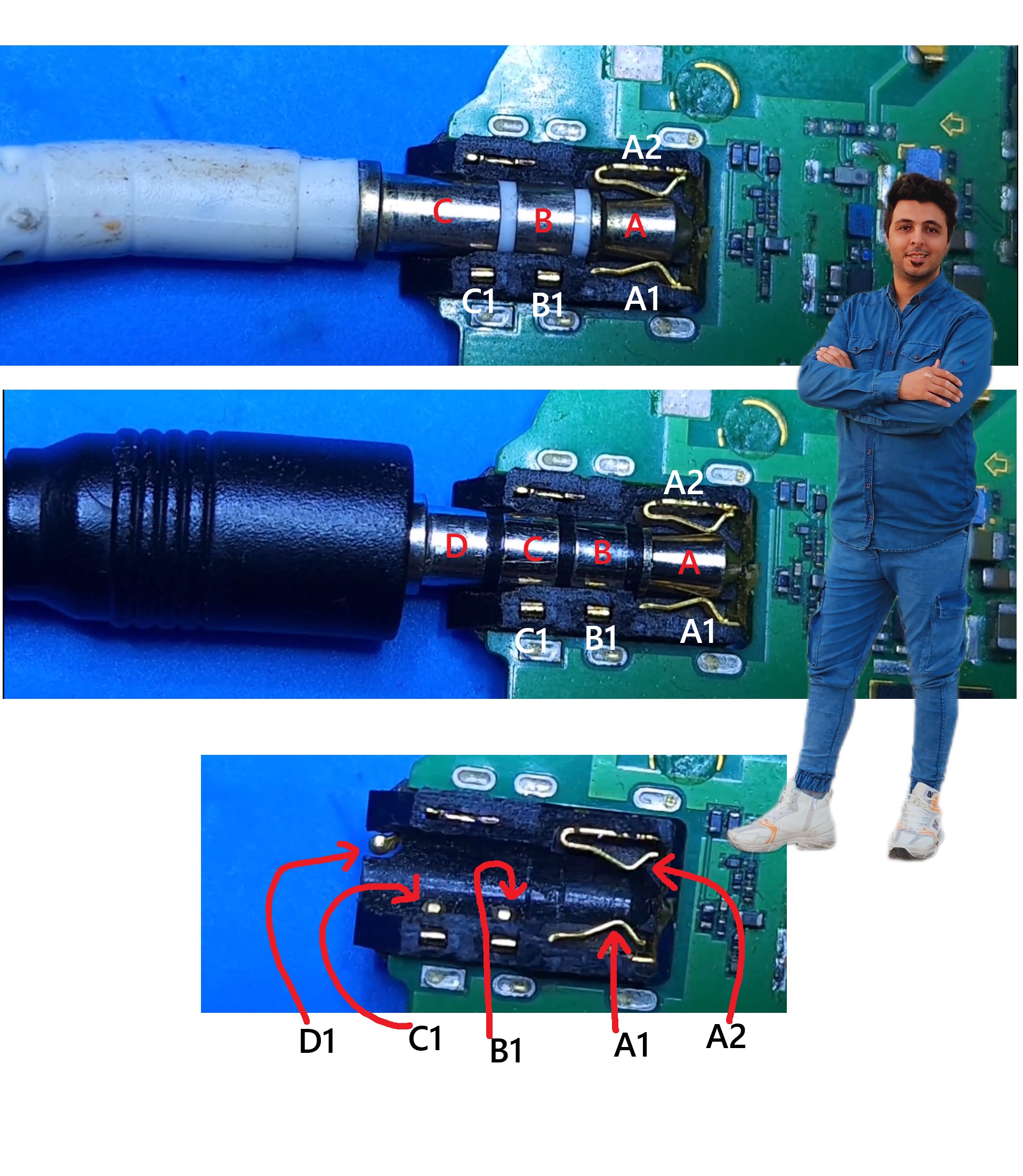 شناسایی جک هندزفری