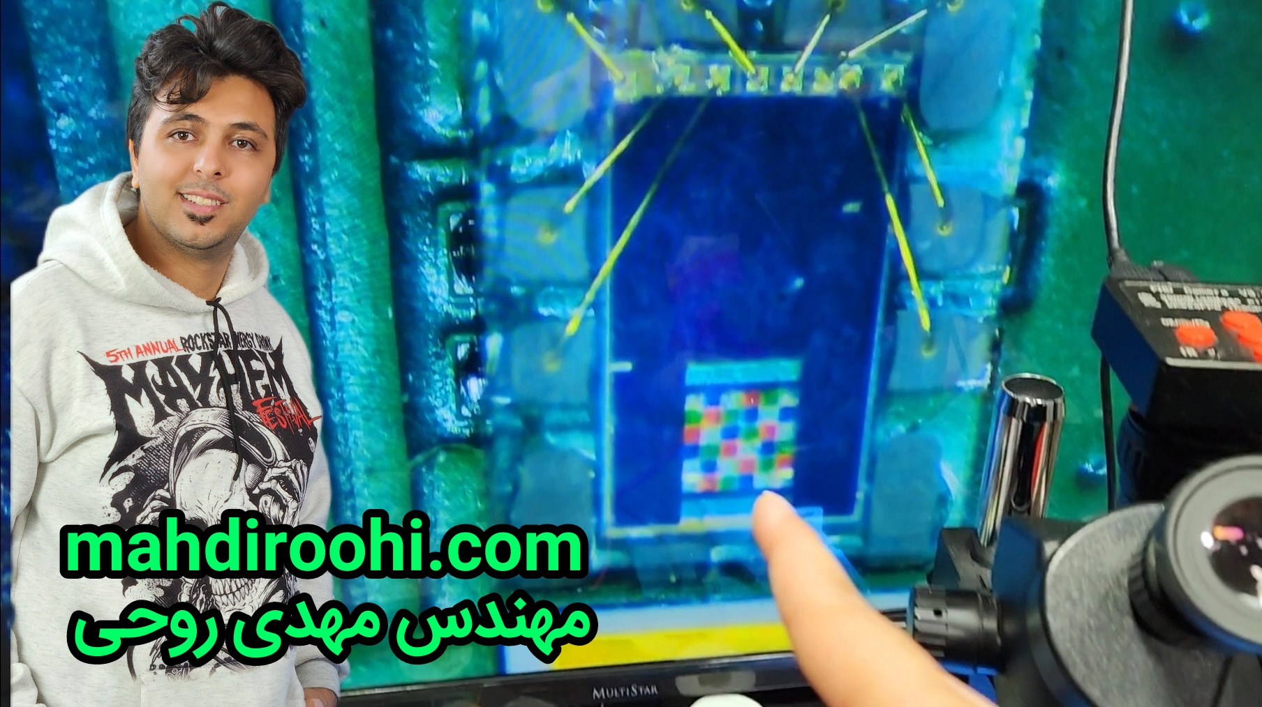 سنسور فلکر روی فلت فوکوس لیزری گلکسی نوت 20 اولترا - آموزش تعمیرات حرفه ای موبایل مهندس روحی